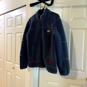 LL Bean Mountain Pile Fleece zip-up jacket